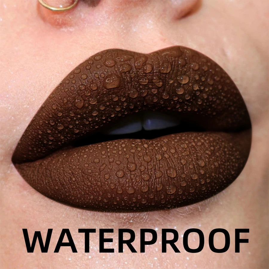 Matte Velvet Waterproof Lip Gloss With Hydrating Formula - Smarsty