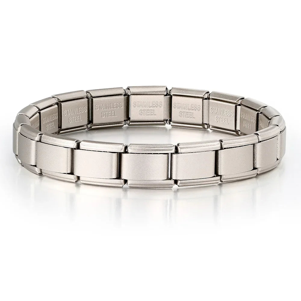 Stainless Steel Elastic Italian Link Bracelet Durable Charm Bangle - Smarsty