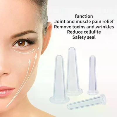 Silicone Vacuum Cupping Massage Jars for Anti Cellulite - Smarsty