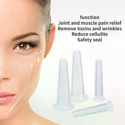 Silicone Vacuum Cupping Massage Jars for Anti Cellulite - Smarsty