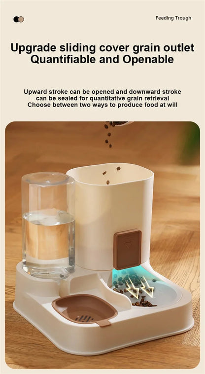 Automatic Cat Feeder with Water Dispenser Large Capacity - Smarsty