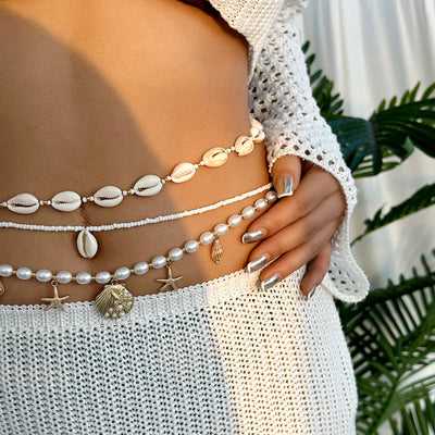 Boho Layered Tassel Belly Chain for Summer Style - Smarsty