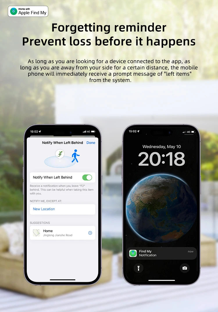 Timethinker Bluetooth GPS Tag Tracker for Pets and Kids - Smarsty