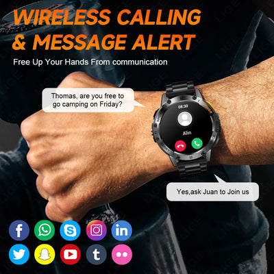 AMOLED Waterproof Smart Watch for Fitness Tracking - Smarsty