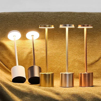 LED Touch Table Lamp Rechargeable Night Light for Ambiance - Smarsty