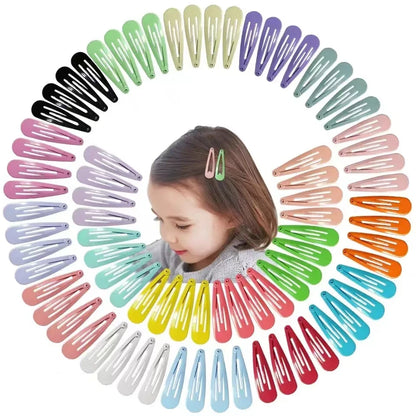 40 Pcs Colorful Hair Clips for Girls with Fun Design - Smarsty