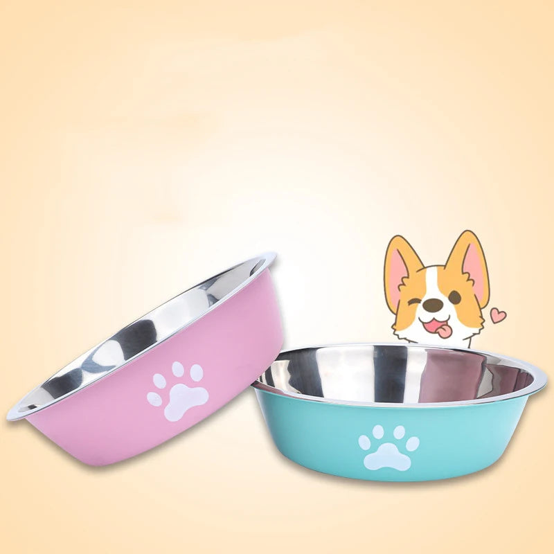 Stainless Steel Dog Bowl with Anti-Slip Design - Smarsty