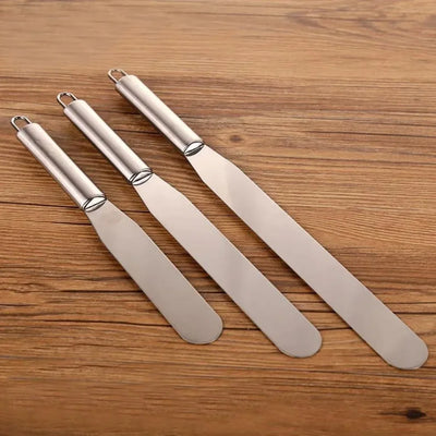 Stainless Steel Icing Spatula Set for Easy Cake Decorating - Smarsty