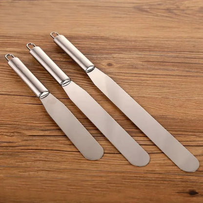 Stainless Steel Icing Spatula Set for Easy Cake Decorating - Smarsty
