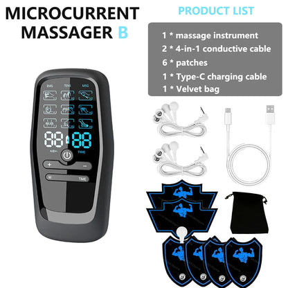 Electric Muscle Stimulator with Built-In Battery for Pain Relief - Smarsty