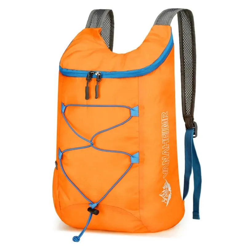 Multifunctional Outdoor Folding Backpack High Density Lightweight Waterproof Nylon Fabric Sports Bag for Camping Hiking Travel - Smarsty