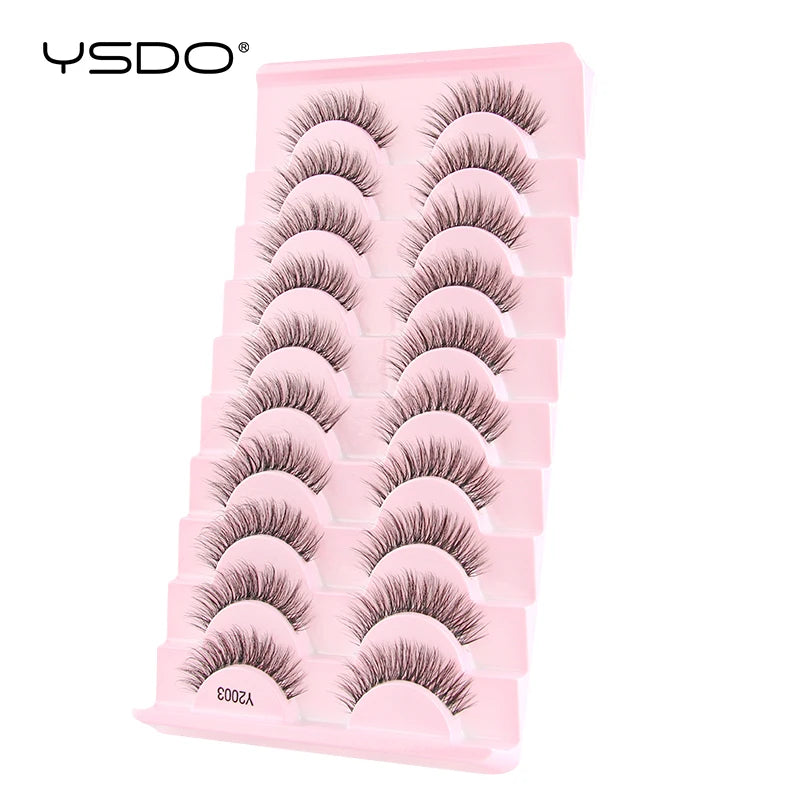 YSDO Natural Full Cat Eye False Eyelashes 3D Effect - Smarsty