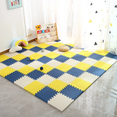 12pcs Foam Baby Play Mat Puzzle Mat Kids Interlocking Exercise Tiles Rugs Floor Tiles Toy Carpet Soft Carpet 30*30*1cm - Smarsty