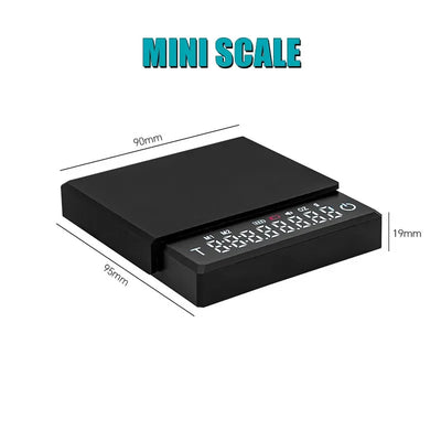Personal Electronic Scale For Coffee Household Italian Coffee Scale Gram Weight Chronograph Scale Kitchen Scale Waterproof Mini by Smarsty