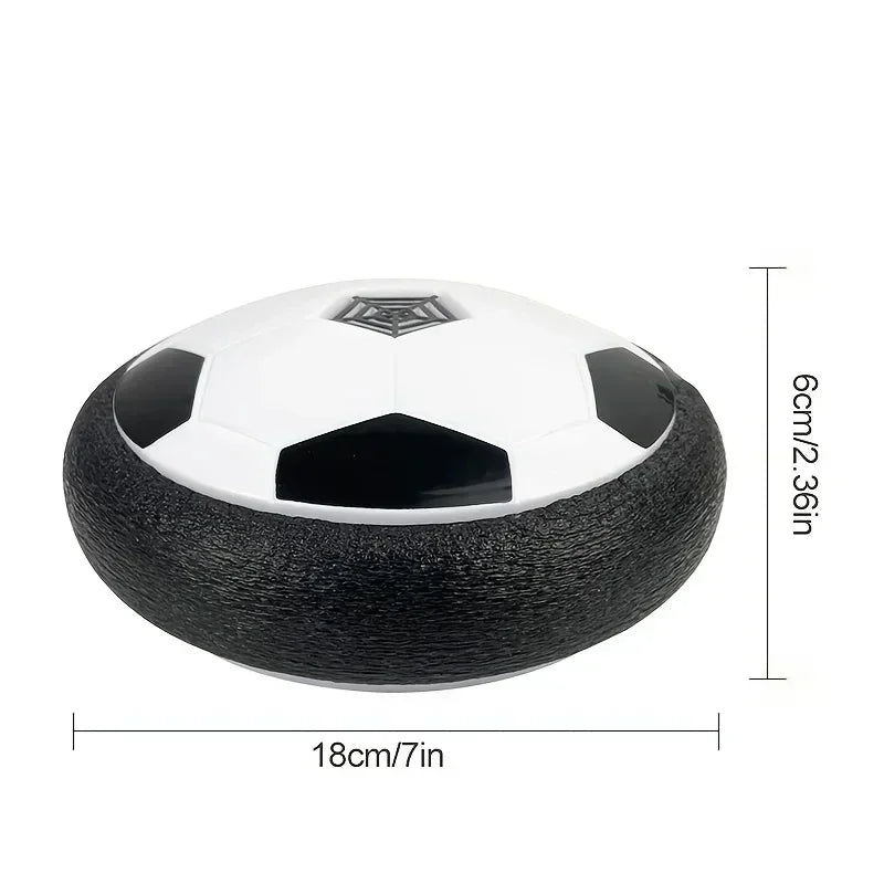 LED Bubble Football Kids Interactive Game Toy with Music and Lights Floating Indoor Mobile Slide Flat Soccer Sports for Kid Gift