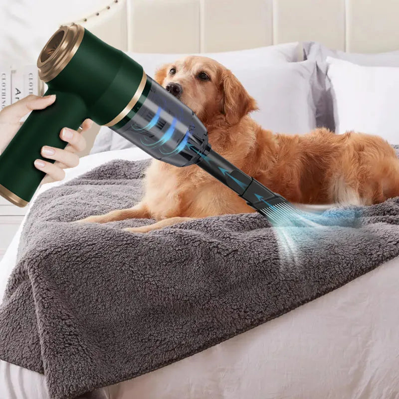 new Car vacuum cleaner household appliances portable battery long life powerful vacuum cleaner suitable for cleaning car debris - Smarsty