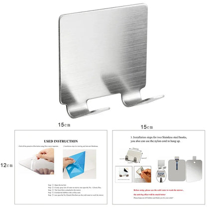 Fogless Acrylic Shower Mirror for Easy Shaving - Smarsty