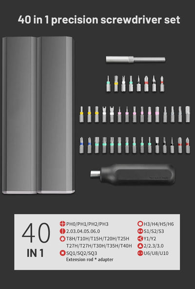 Precision Screwdriver Set 8 32 43 46 in 1 Torx Hex Phillips Magnetic Screwdriver Bit Phone Watch Laptop Mini Repair Tool Set - Smarsty