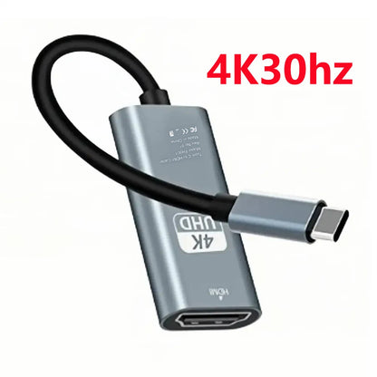 4K Type C to HDMI Adapter with USB 3.1 Performance - Smarsty