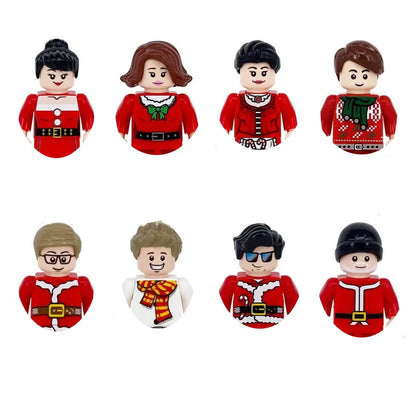 building blocks action doll mini city figures toys girls soldiers policeman robot worker fireman farmer cook movie characters