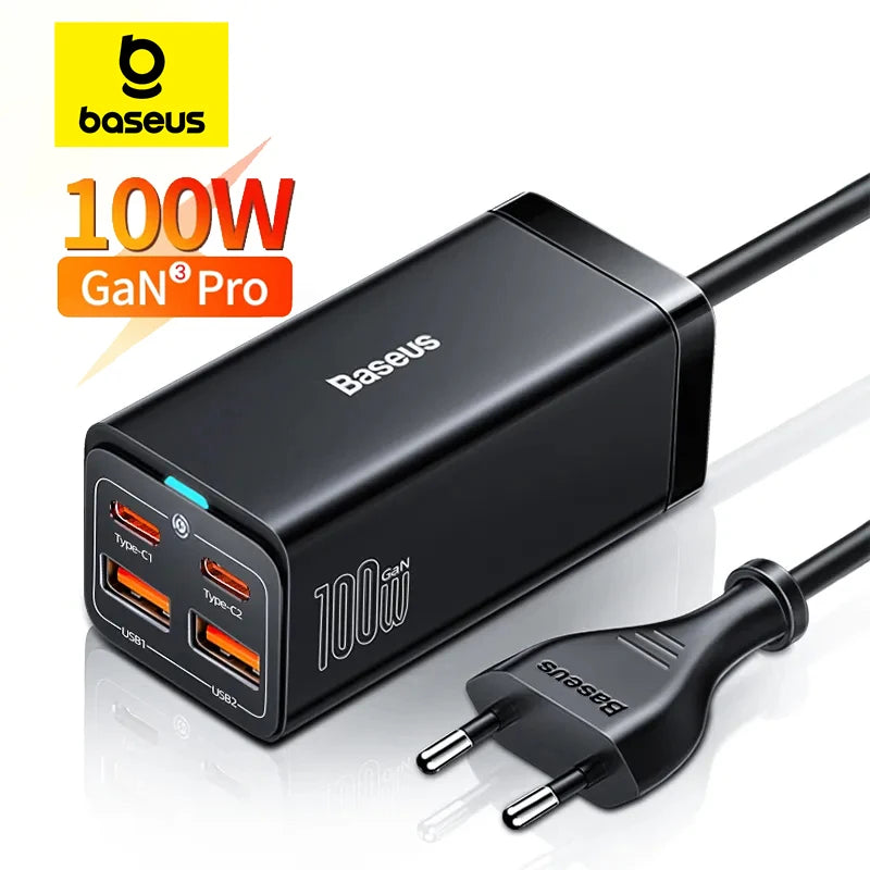 GaN3 Desktop Charger 100W 65W USB C PD Multiport Charger - Smarsty