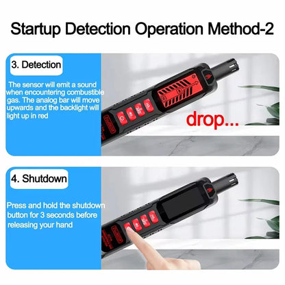 Combustible Gas Leak Detector with Buzzer Alarm - Smarsty