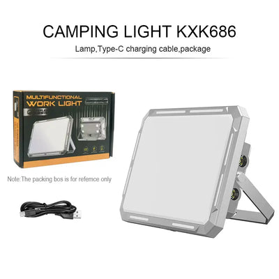 Portable LED Camping Tent Light Rechargeable Searchlight High Power Outdoor Emergency Lighting Waterproof Hanging Night Lamp by Smarsty