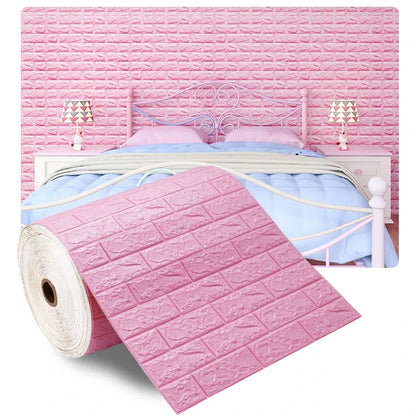 3D Foam Brick Wall Panels Self Adhesive Waterproof Decor - Smarsty