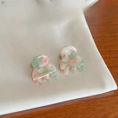 Mini Acetate Hair Claw Clips For Girls Cute Lightweight Grip - Smarsty