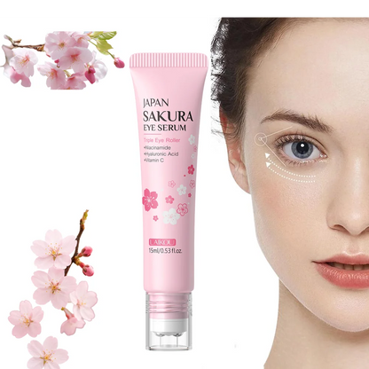 LAIKOU Sakura Eye Serum Roller for Dark Circles - Smarsty