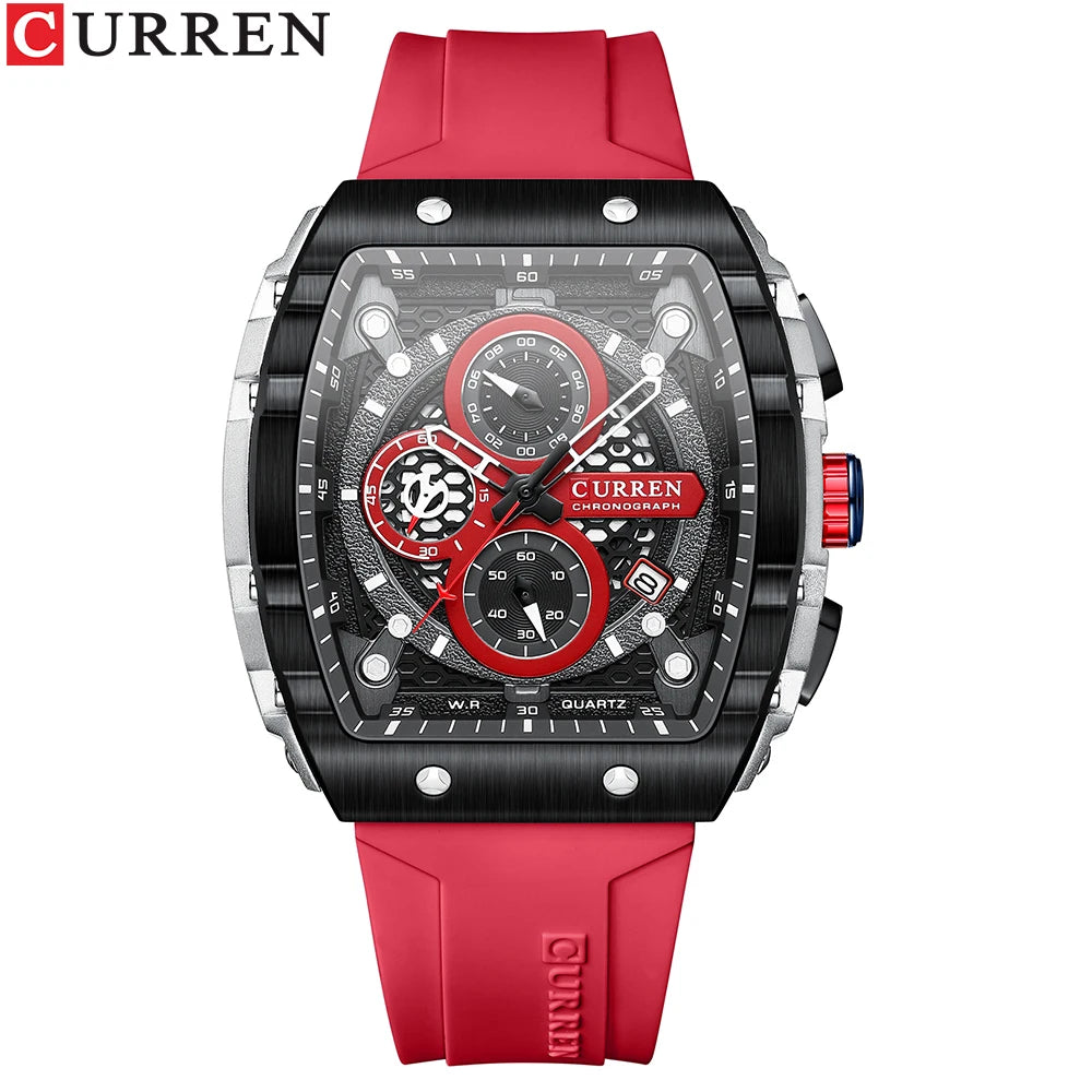 Curren Sports Large Dial Casual Quartz Watch - Smarsty