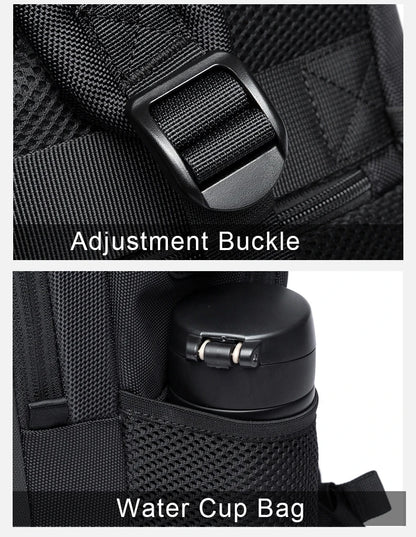 BANGE Sling Travel Laptop Backpack Fits 15.6 Inch Laptop for Men and Women Waterproof with Side Mesh Pocket USB Charging Port - Smarsty