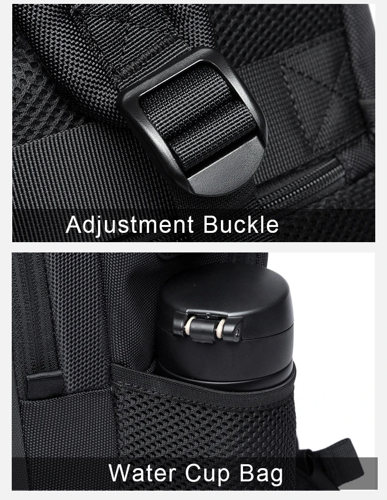 BANGE Sling Travel Laptop Backpack Fits 15.6 Inch Laptop for Men and Women Waterproof with Side Mesh Pocket USB Charging Port - Smarsty