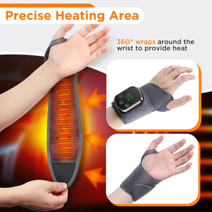 Portable Electric Foot and Hand Massager with Heat and Vibration - Smarsty