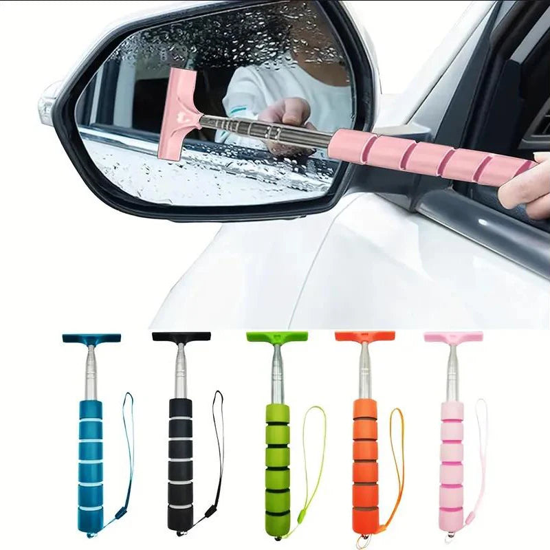 Telescopic Handle Rearview Mirror Wiper Cleaning Tool - Smarsty