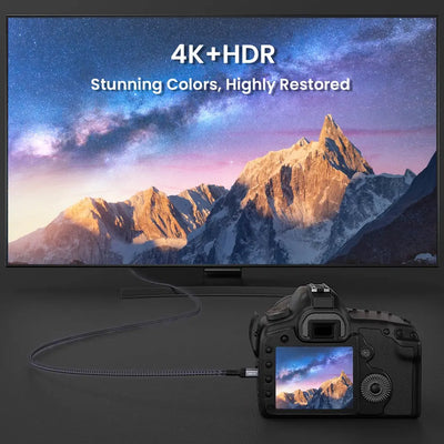 NIERBO Mini HDMI to HDMI Cable 4K High-Speed Braided - Smarsty
