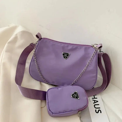 Nylon Crossbody Bag For Women Portable Casual Style - Smarsty