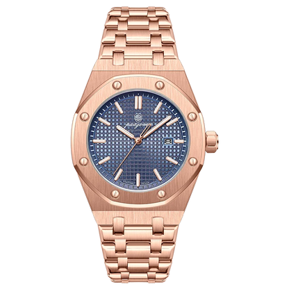 Luxury Waterproof Quartz Watch with Luminous Date Feature - Smarsty