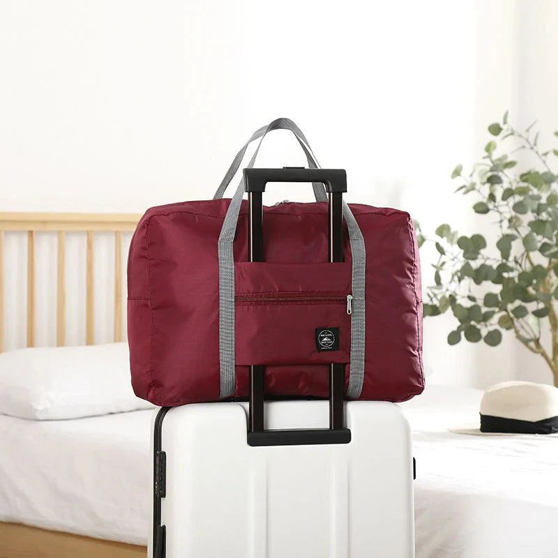 Foldable Travel Duffel Bag Carry on Lightweight Spacious - Smarsty