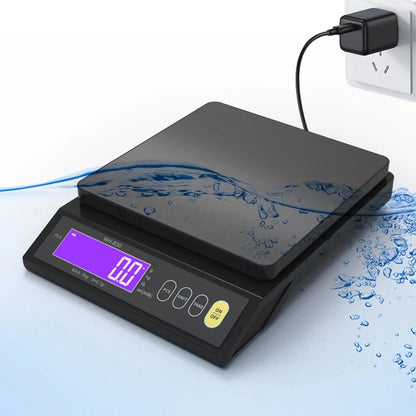 Digital Kitchen Scale with Waterproof Design and LCD Display - Smarsty