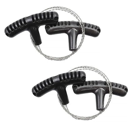 Cable Saw Stainless Steel Wire Saw Pocket Hand Saw for PVC, PE, ABS Pipes Cutting, Camping Hiking Wood Cutting by Smarsty