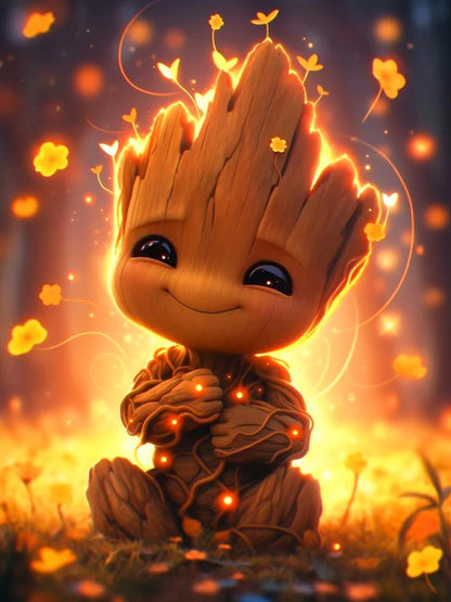Disney Guardians of the Galaxy Groot Diamond Painting Kit - Smarsty