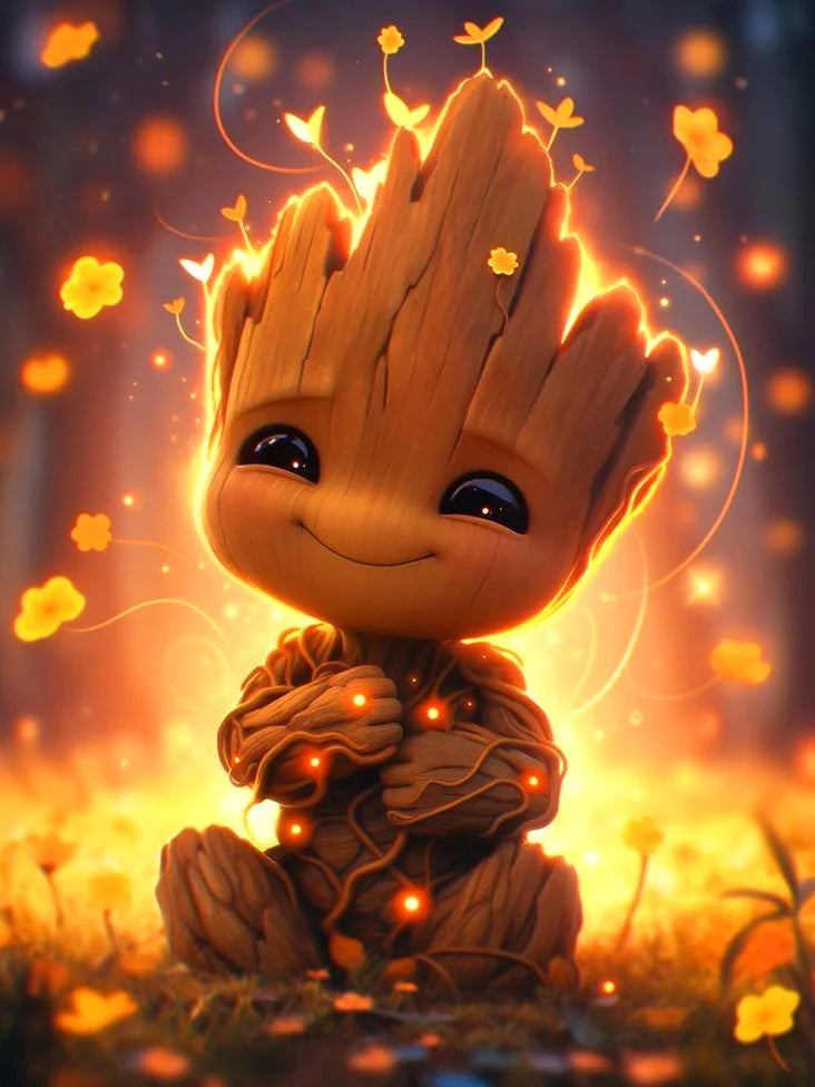 Disney Guardians of the Galaxy Groot Diamond Painting Kit - Smarsty
