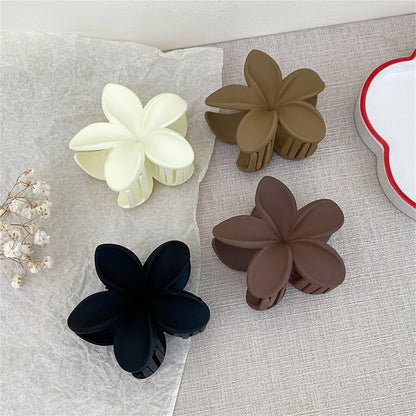 Boho Flower Hair Clips Large Acrylic Barrettes For Women - Smarsty