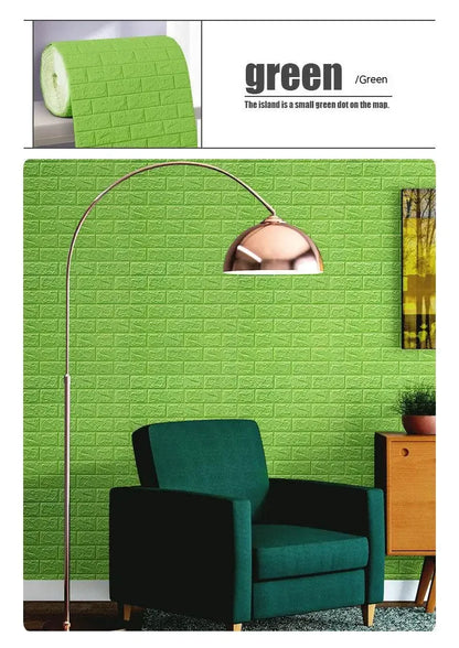 Self-Adhesive 3D Brick Wallpaper for Stylish Decor - Smarsty