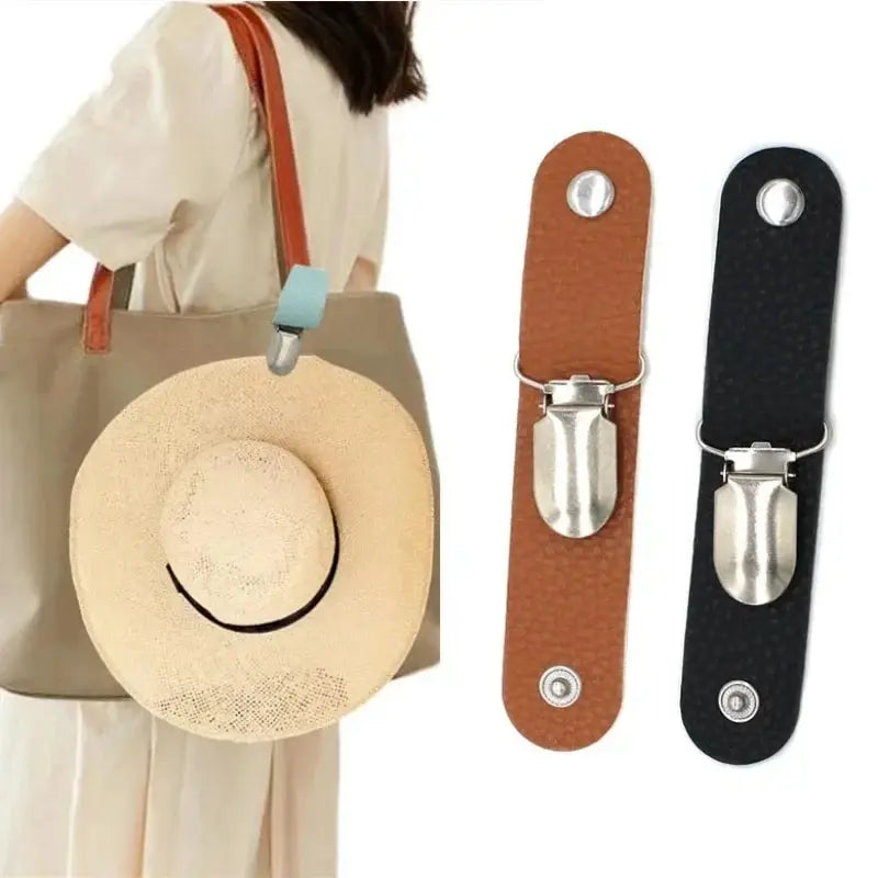 Hat Clip for Traveling Hanging on Bag Handbag Backpack Luggage for Kids Adults Outdoor Travel Beach Accessories - Smarsty