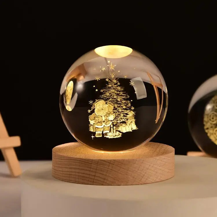 3D Crystal Galaxy Night Light for Home Decor - Smarsty