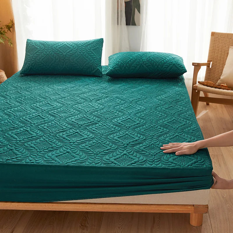 Waterproof Quilted Mattress Protector for Dust Mite Defense - Smarsty