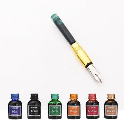 10 Colors 30ML Colorful Fountain Pen Ink Refilling Inks Universal Refill Ink Stationery School Brand New Product School Supplies