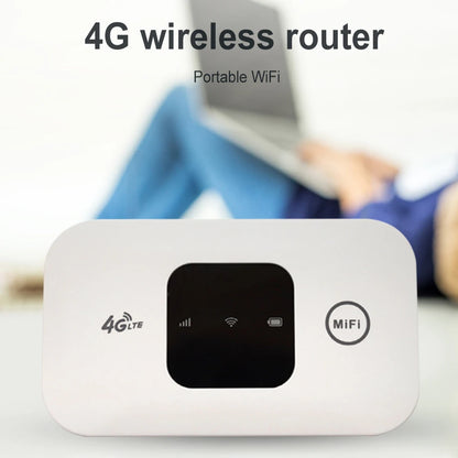 2100mAh Wireless Modem 4G Pocket WiFi Router Portable Mobile Hotspot with SIM Card Slot Wide Coverage 4G Wireless Router